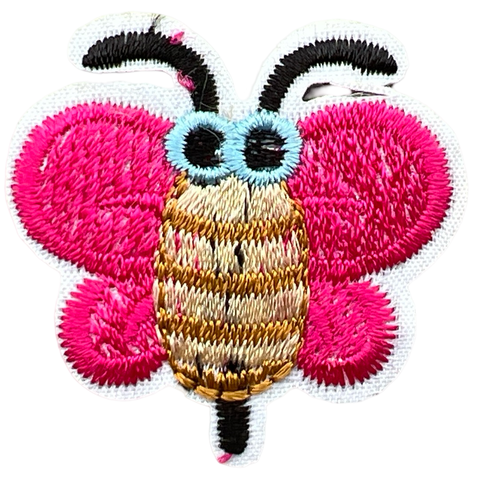 Bij Bijen Bijtje Strijk Embleem Patch Roze