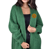 Bloem Bloemen Rozet Broche Patch - Clip