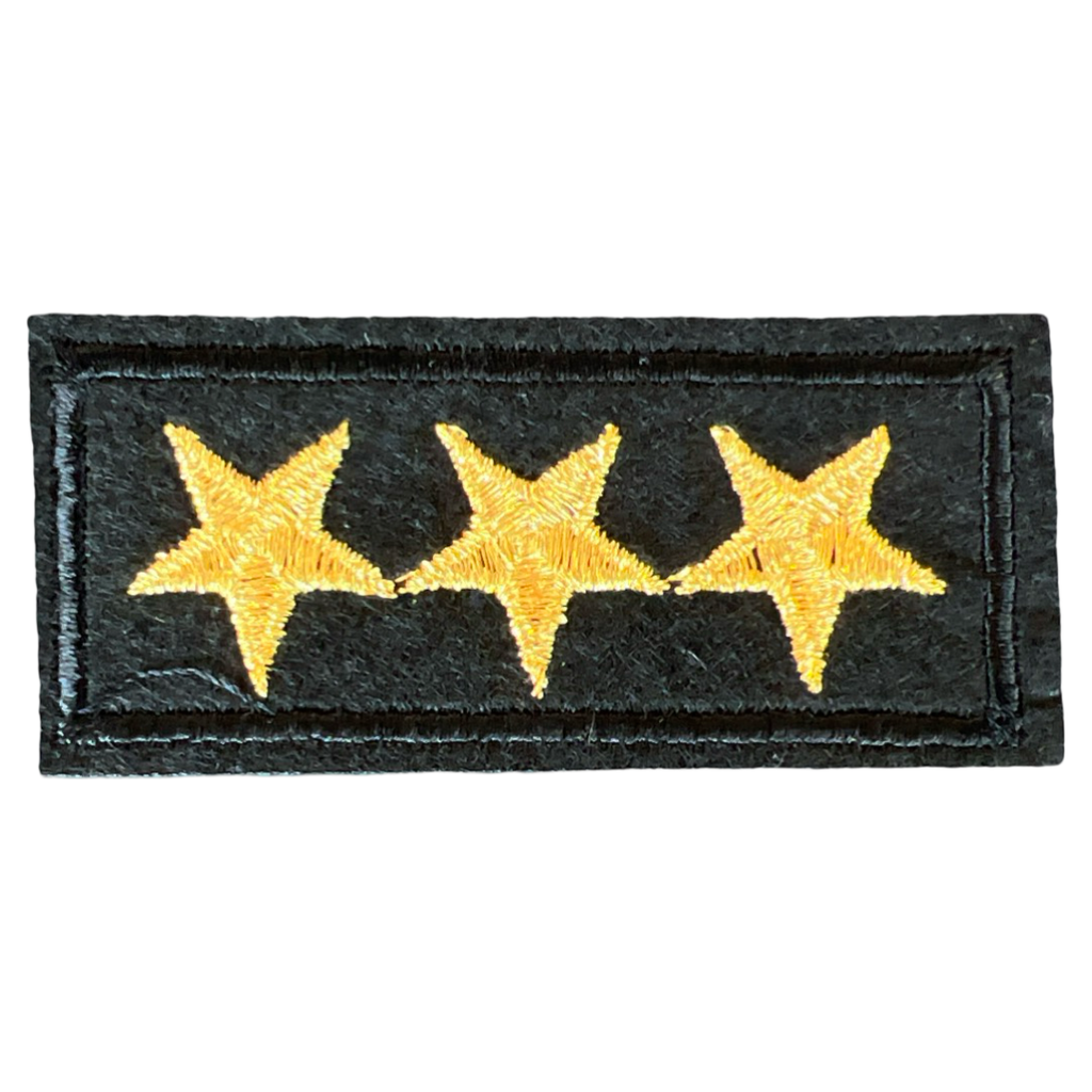 Embleem Military Strijk Patch Rang Sterren