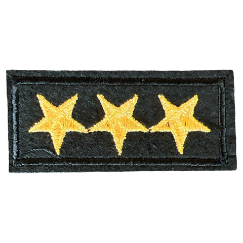 Embleem Military Strijk Patch Rang Sterren
