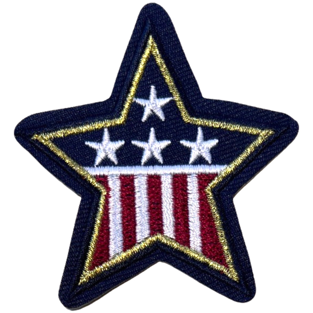 Rood Wit Blauwe USA Ster Strijk Patch