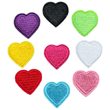 Hartje Strijk Embleem Patch Applicatie Small alle andere kleur varianten