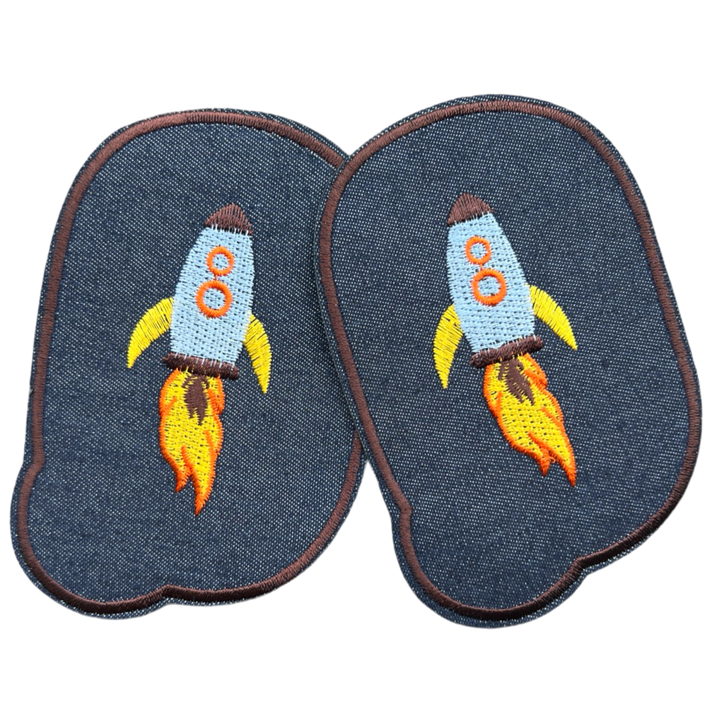 Elleboog Knie Strijk Stukken Patch Set Denim Raket