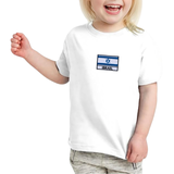 Israël Israëlische Vlag Strijk Embleem op een wit t-shirt