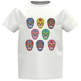 Sugar Skull Strijk Embleem Patch Set