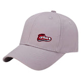 Gymp Sneaker Schoen Strijk Embleem Patch op een grijze cap