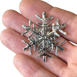 Achterzijde van de Sneeuw IJskristal Broche Sierspeld