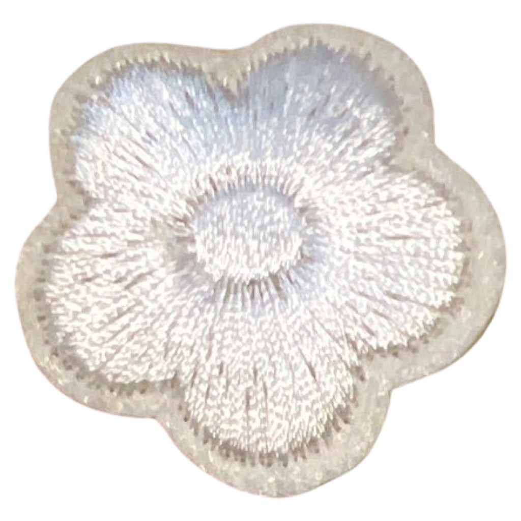 Bloem Bloemetje Strijk Applicatie Patch Crème Wit