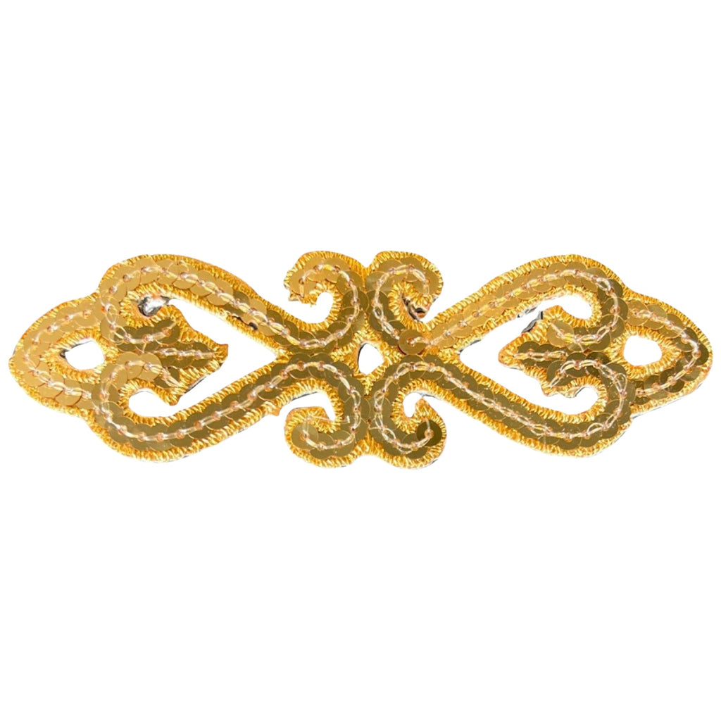 Tribal Paillette Goud Cosplay Sequins Strijk Embleem Patch