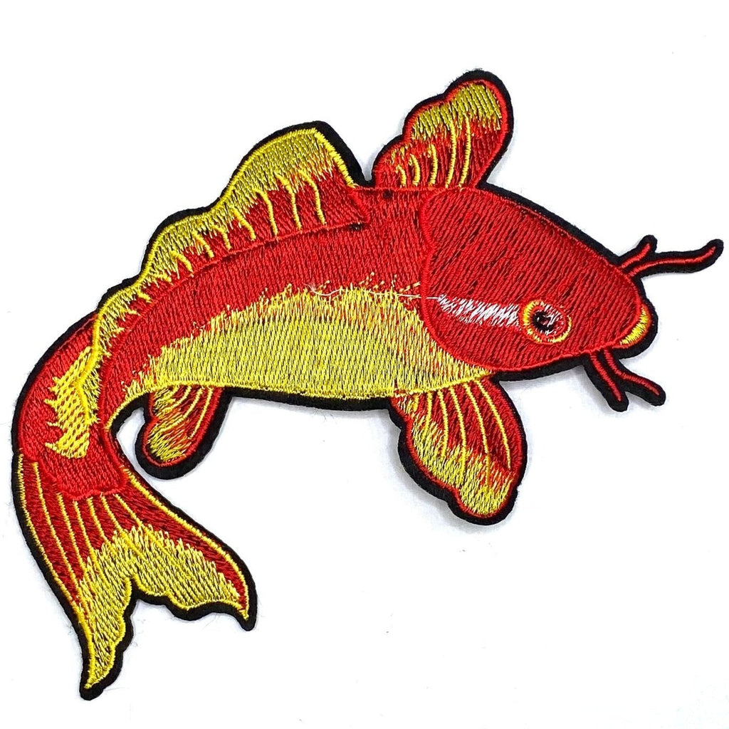 Vis Koi Karper Strijk Embleem Patch Links