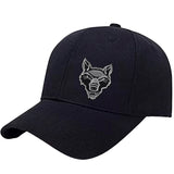 Wolf Wolven Kop Strijk Applicatie Embleem Patch o peen zwarte cap