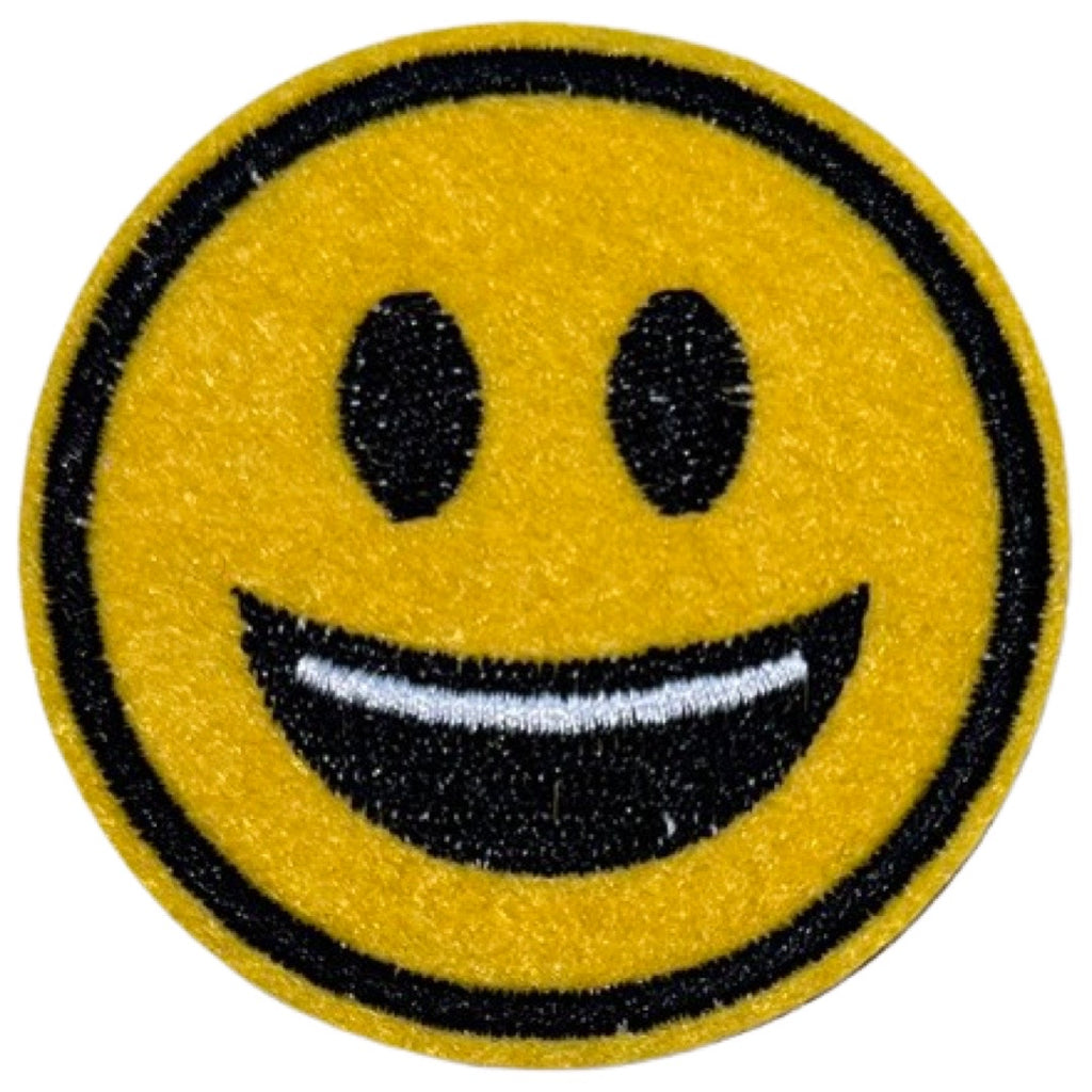 Emoji Smiley Lach Smile Happy Strijk Embleem Patch