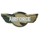 Airforce Camouflage Strijk Patch (om aan te geven wat het verschil kan zijn qua achtergrond print)