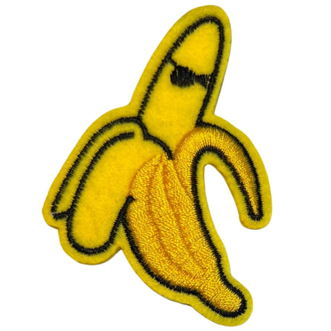 Banaan Zonnebril Strijk Embleem Patch