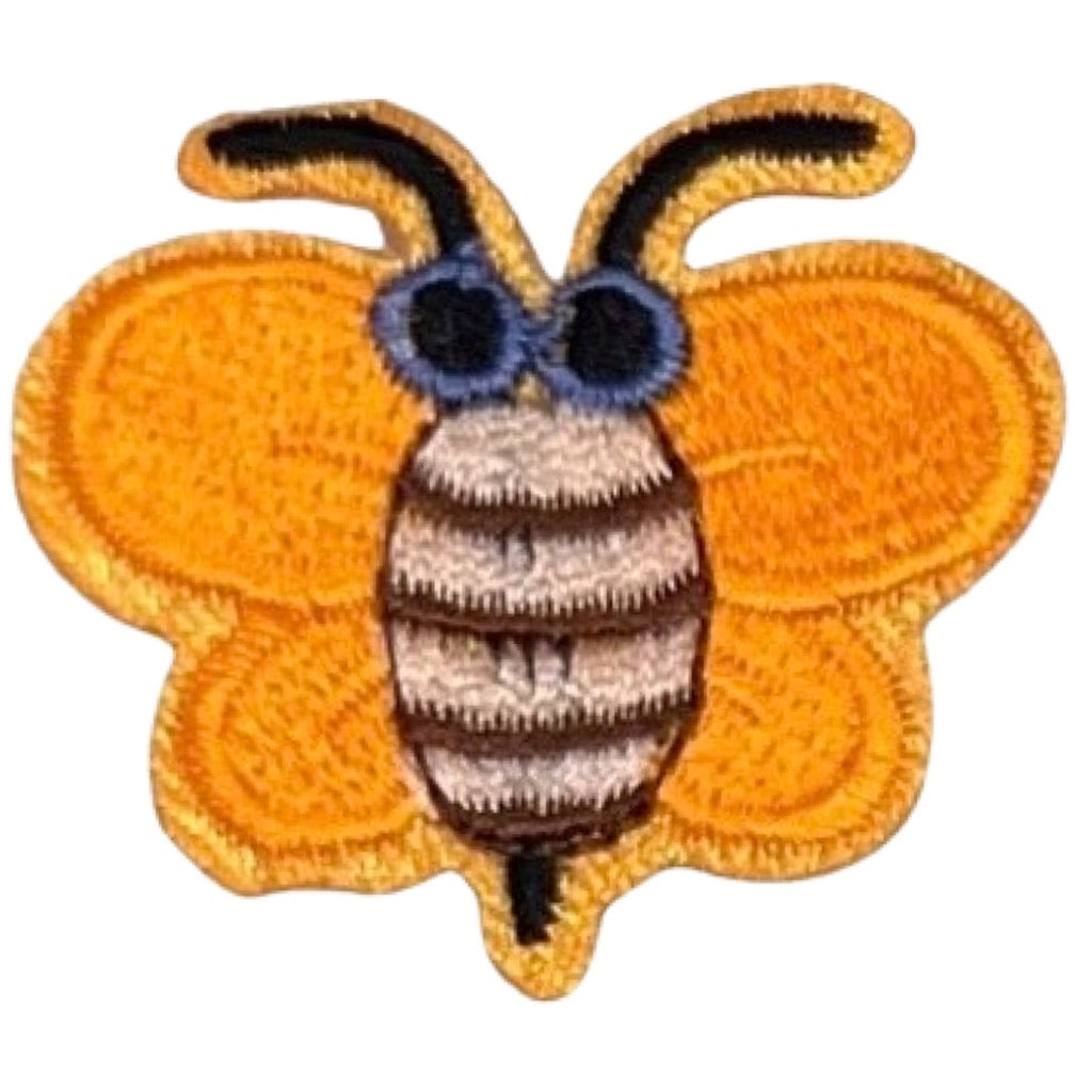 Bij Bijtje Strijk Embleem Patch Oranje