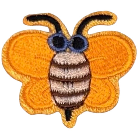 Bij Bijtje Strijk Embleem Patch Oranje