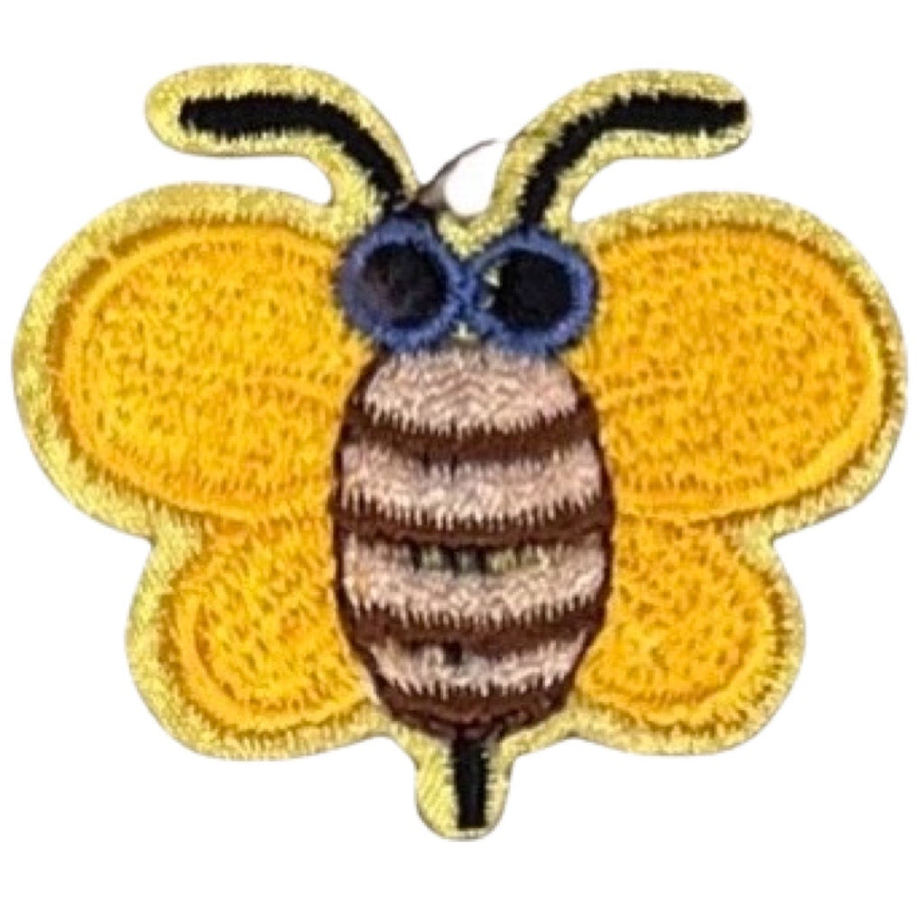 Bij Bijtje Strijk Embleem Patch Geel
