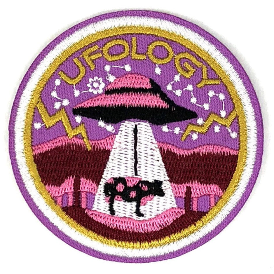 UFO UFOLOGY Tekst Strijk Embleem Patch