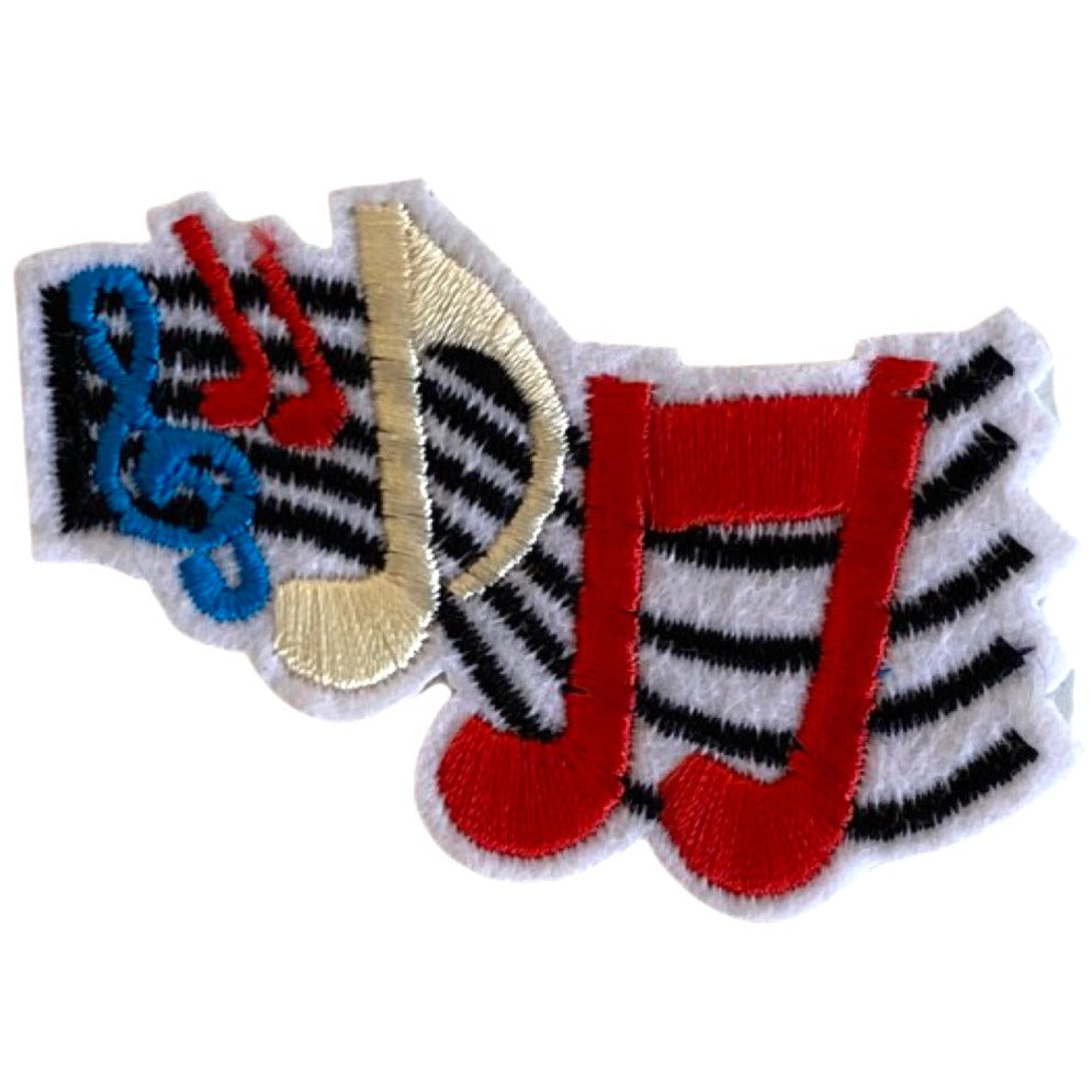 Muziek Music Muzieknoten Sleutel Strijk Embleem Patch