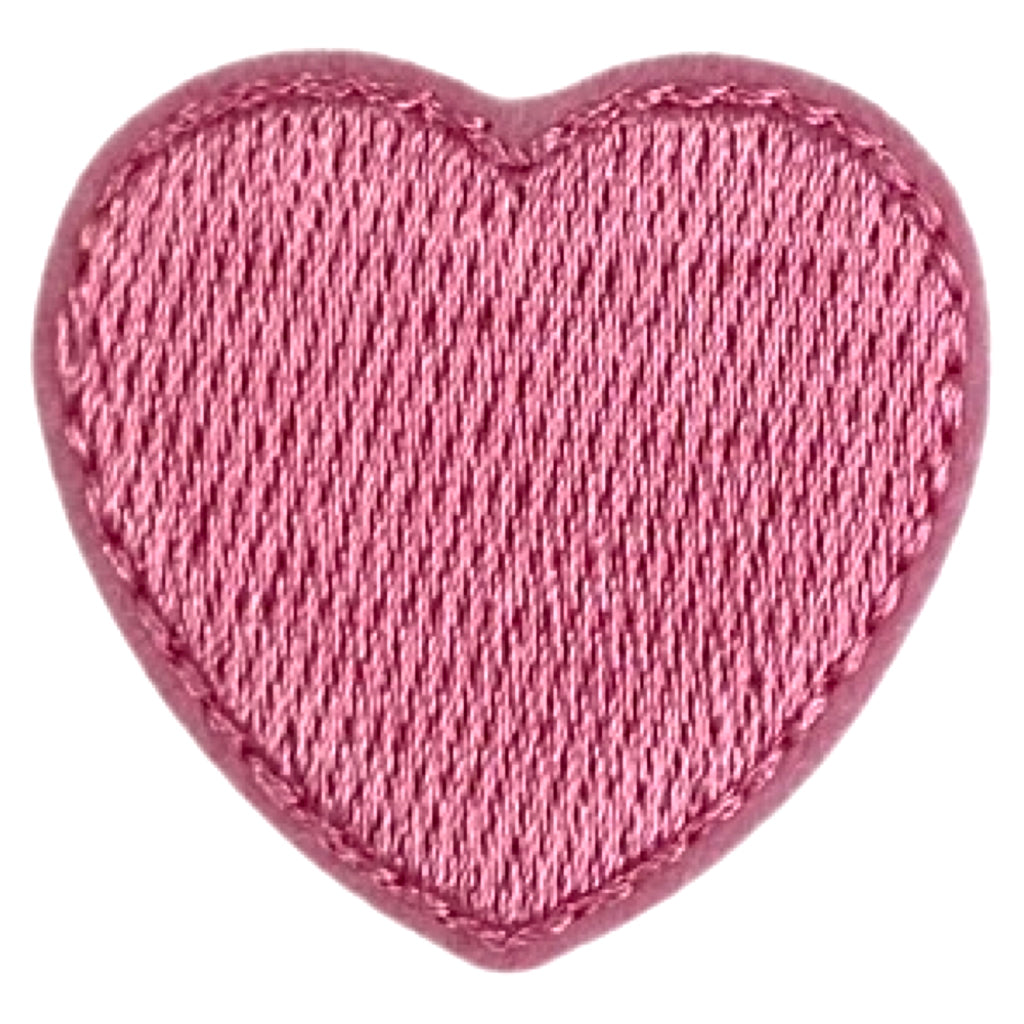 Hartje Strijk Embleem Patch Applicatie Licht Roze Medium