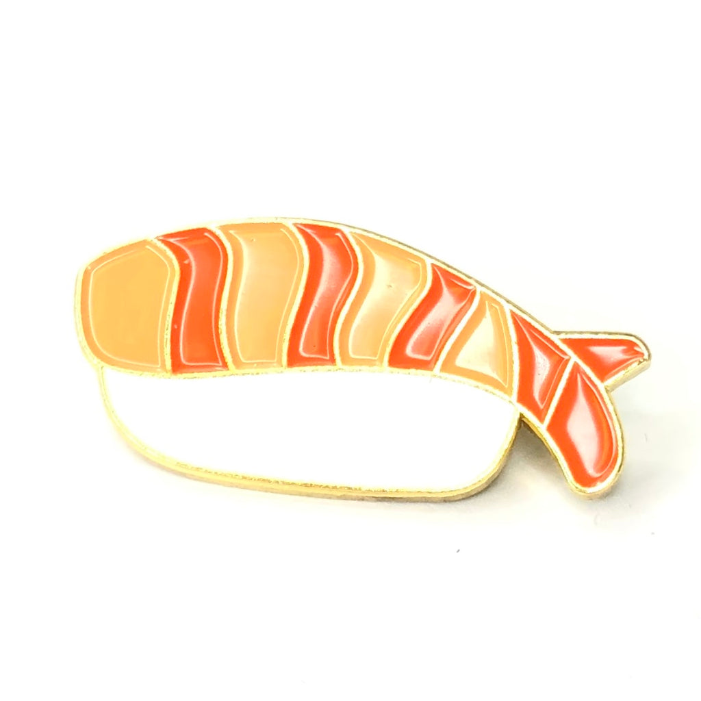 Sushi Met Garnaal Emaille Pin / Speld