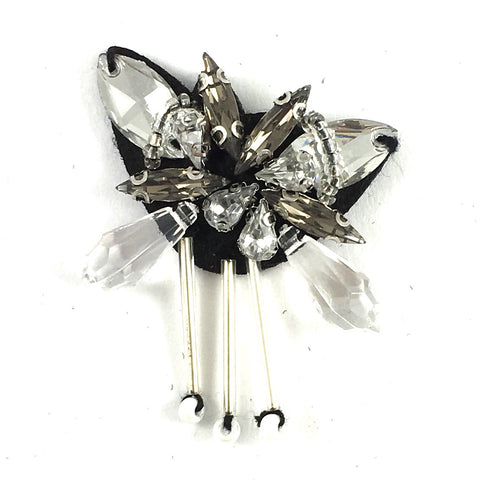 Hartvormige Opnaai Fashion Part Crystal Kralen