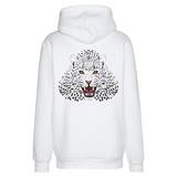 Panter Uitsnede Strijk Applicatie op de rugzijde van een hoodie