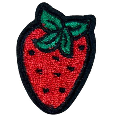 Aardbei Zomerkoninkje Fruit Strijk Embleem Patch