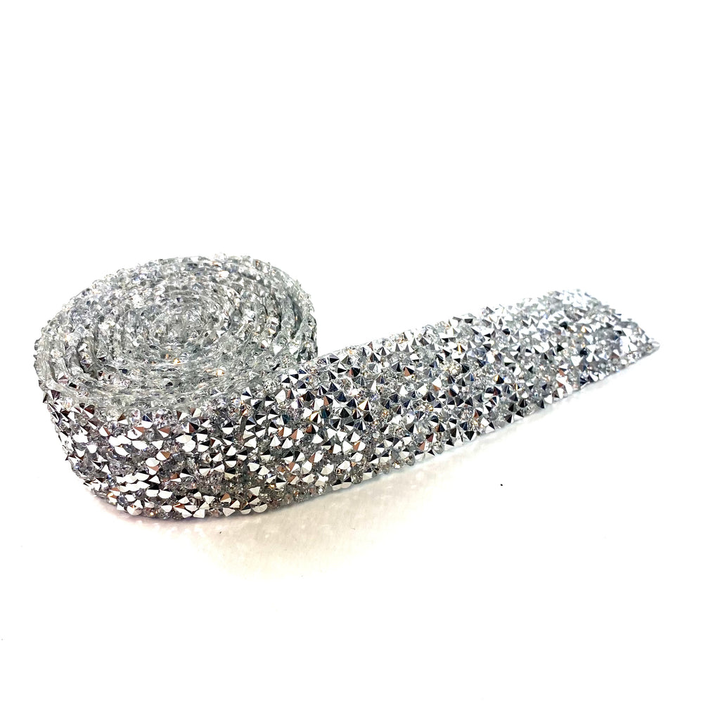 10 cm Crystal Rhinestone Strass Hot Fix Strijk Tape (prijs per 10 cm)