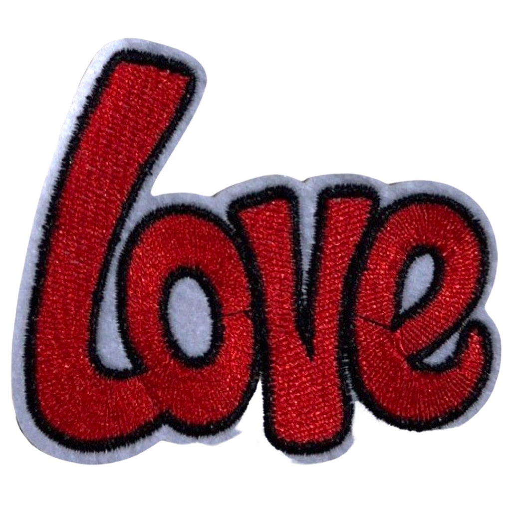 Love Tekst Strijk Applicatie Patch