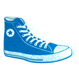 Gymp Sneaker Schoen Flock Applicatie