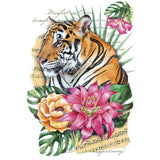 Tropische Tijger Strijk Applicatie