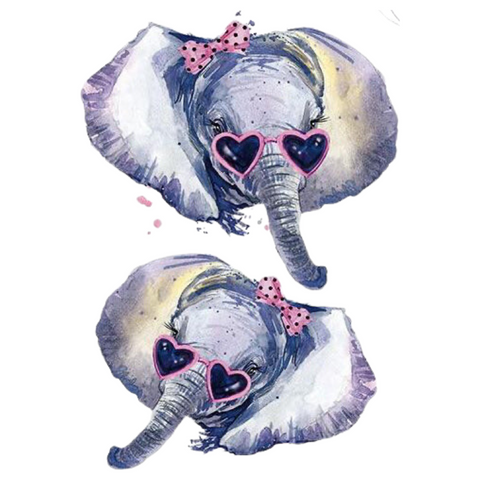 Olifant Fashion Strijk Applicatie