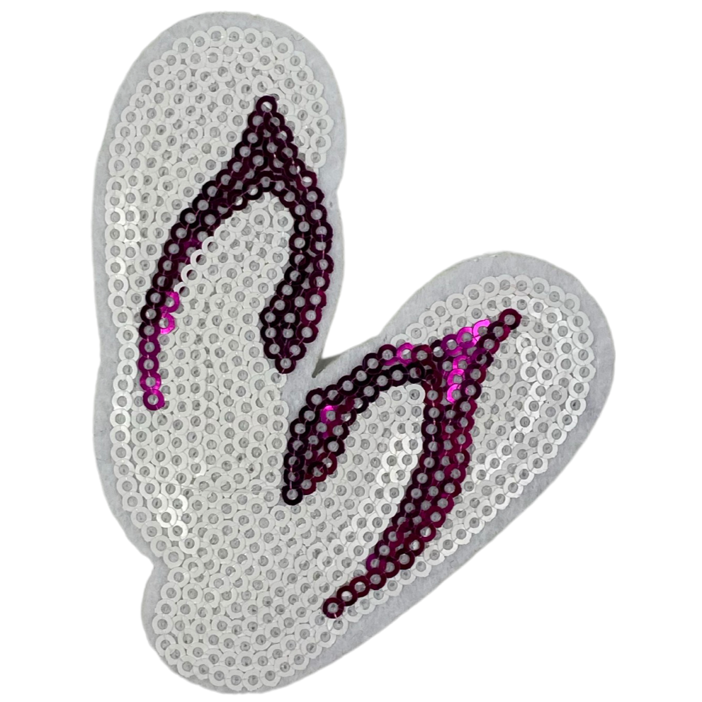 Teenslipper Paillette Strijk Embleem Patch