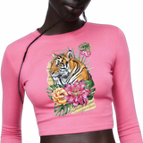 Tijger XXL Strijk Applicatie Tropische