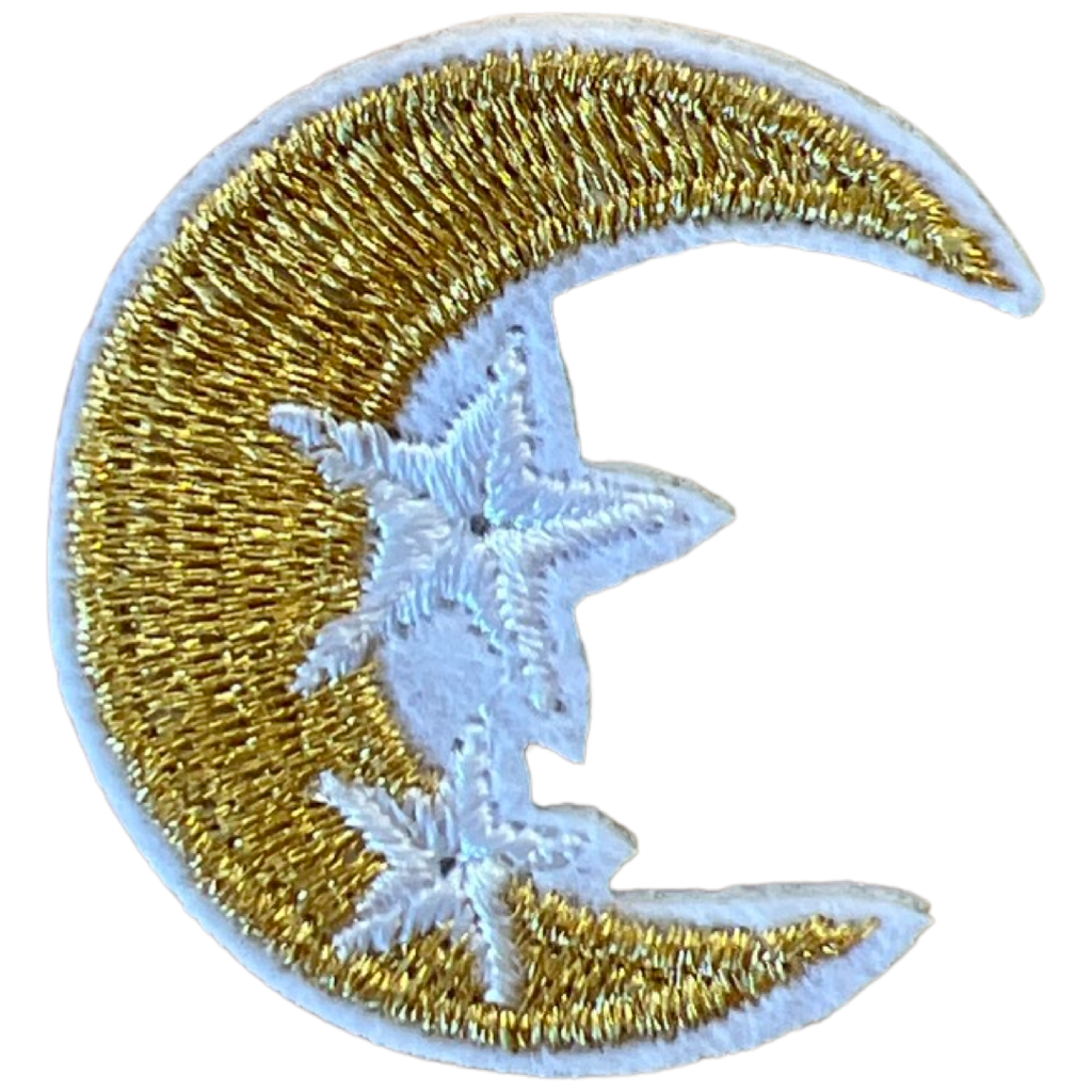 Maan Ster Strijk Embleem Patch