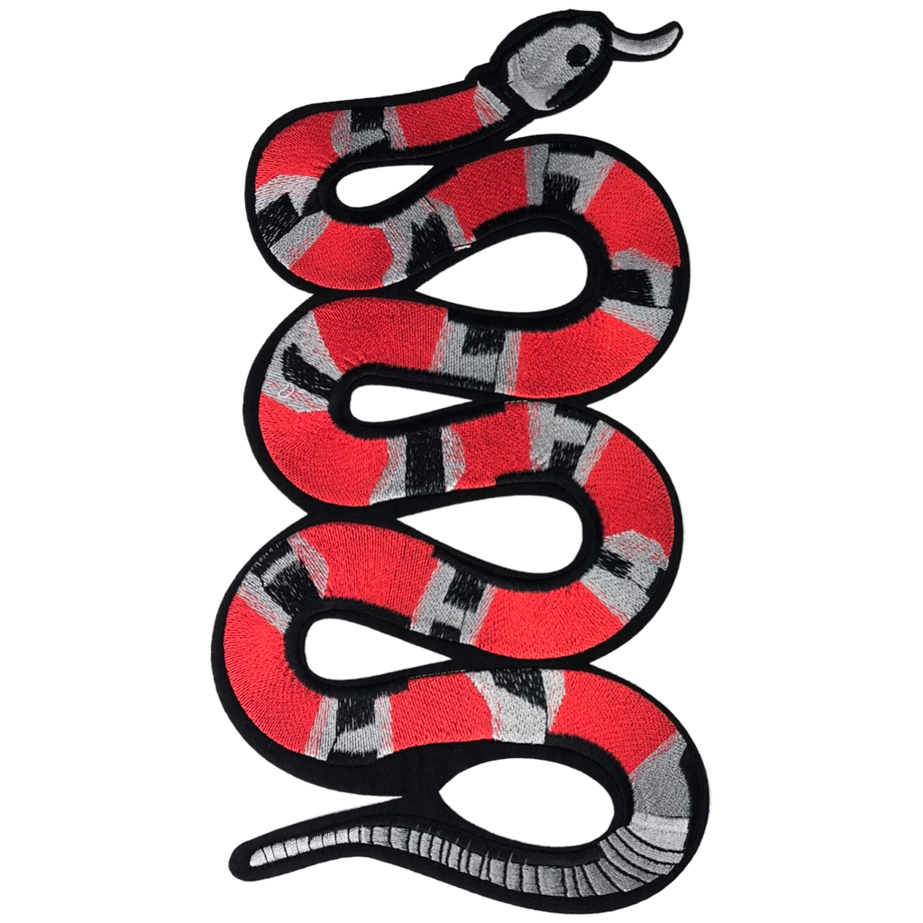 Koraal Slang XXL Embleem Patch Links