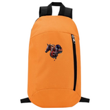 Paard Paarden Sport Pony Strijk Applicatie Small op een oranje rugzak