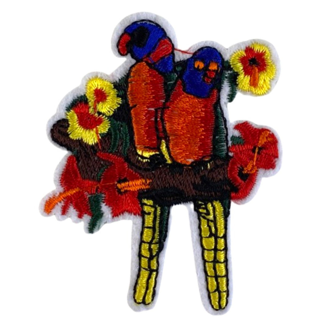 Parkiet Papegaai Strijk Embleem Patch