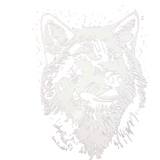 Wolf Glow In The Dark Strijk Applicatie Small