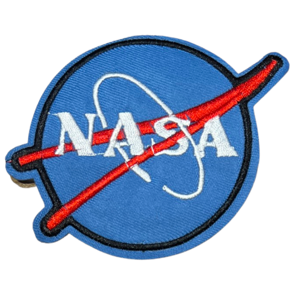 Nasa Embleem Strijk Patch Sterren Lichtblauw