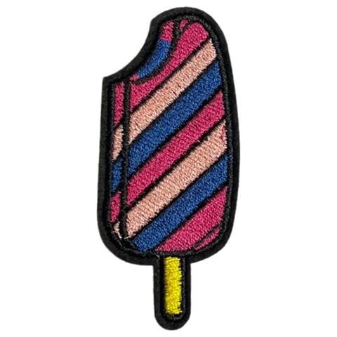 IJS IJsje Likijsje Strijk Embleem Patch Gestreept
