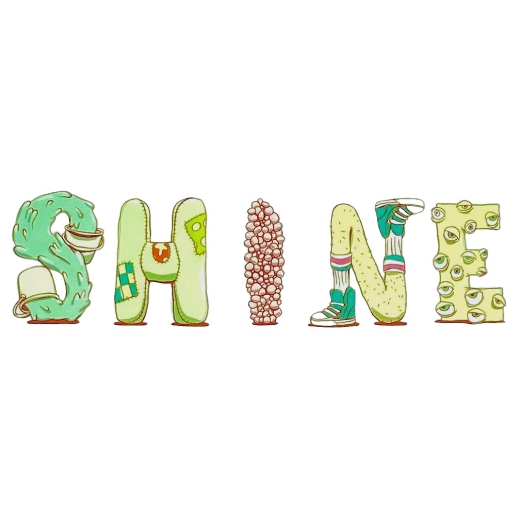 SHINE Tekst Strijk Applicatie