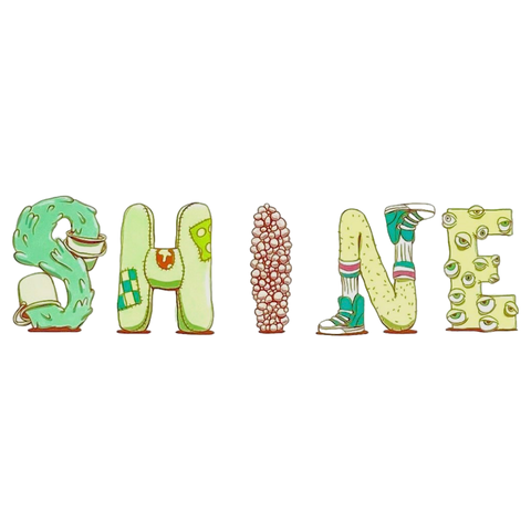 SHINE Tekst Strijk Applicatie