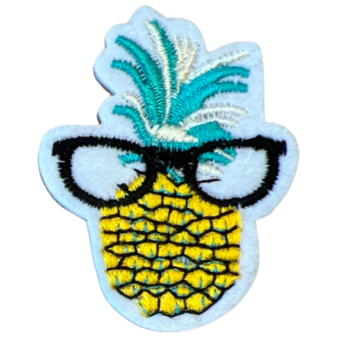 Ananas Zonnebril Strijk Embleem Patch
