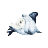 Pinguïn Zeehond Pool Dieren Strijk Applicatie
