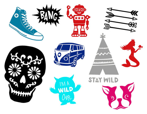 Strijkbare flock patch