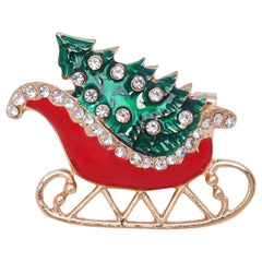 Slee Arrenslee Kerstboom Broche Sierspeld