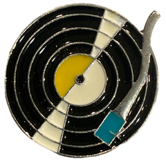 Platenspeler Pick-up Vintage Emaille Pin