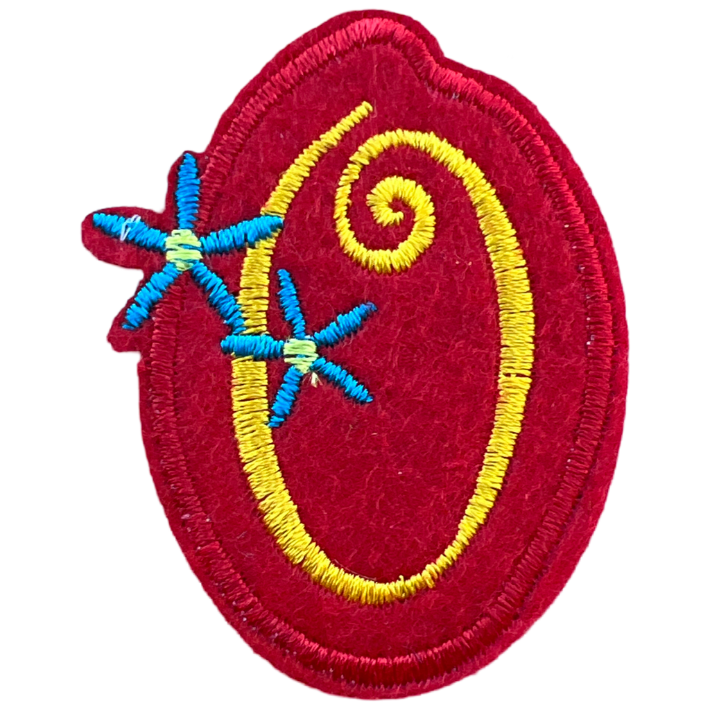 Cijfer Nummer 0 Strijk Embleem Patches Multicolor